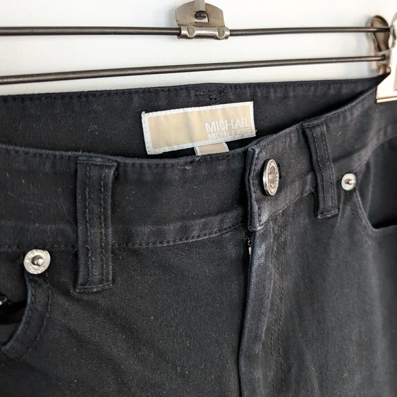 Michael Kors Flare Black Pants In Size 8 - Picture 3 of 7